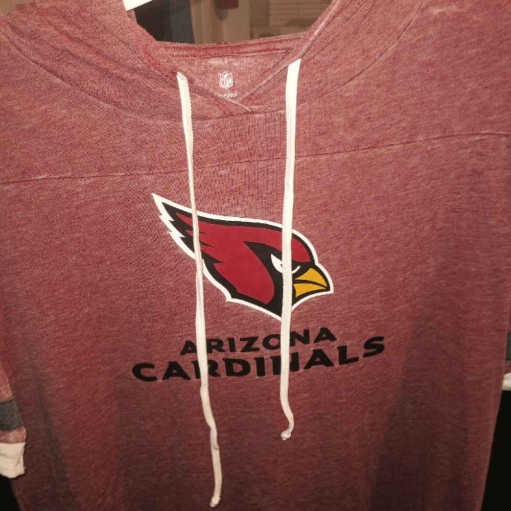 Arizona Cardinals hooded tshirts unisex 2 for $8.